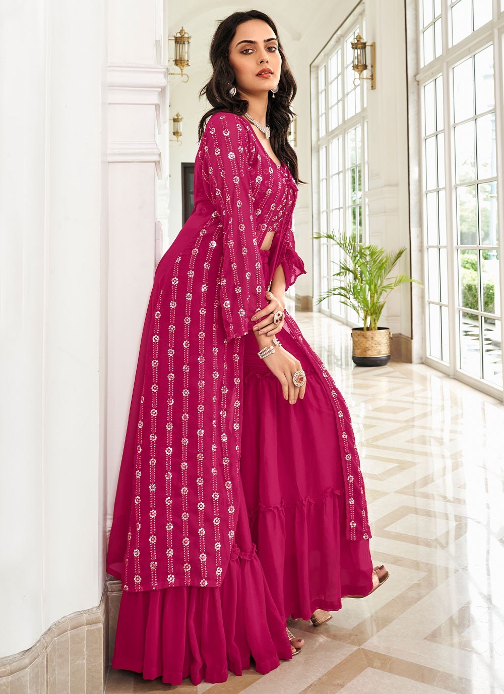 Georgette Salwar Suit - T892