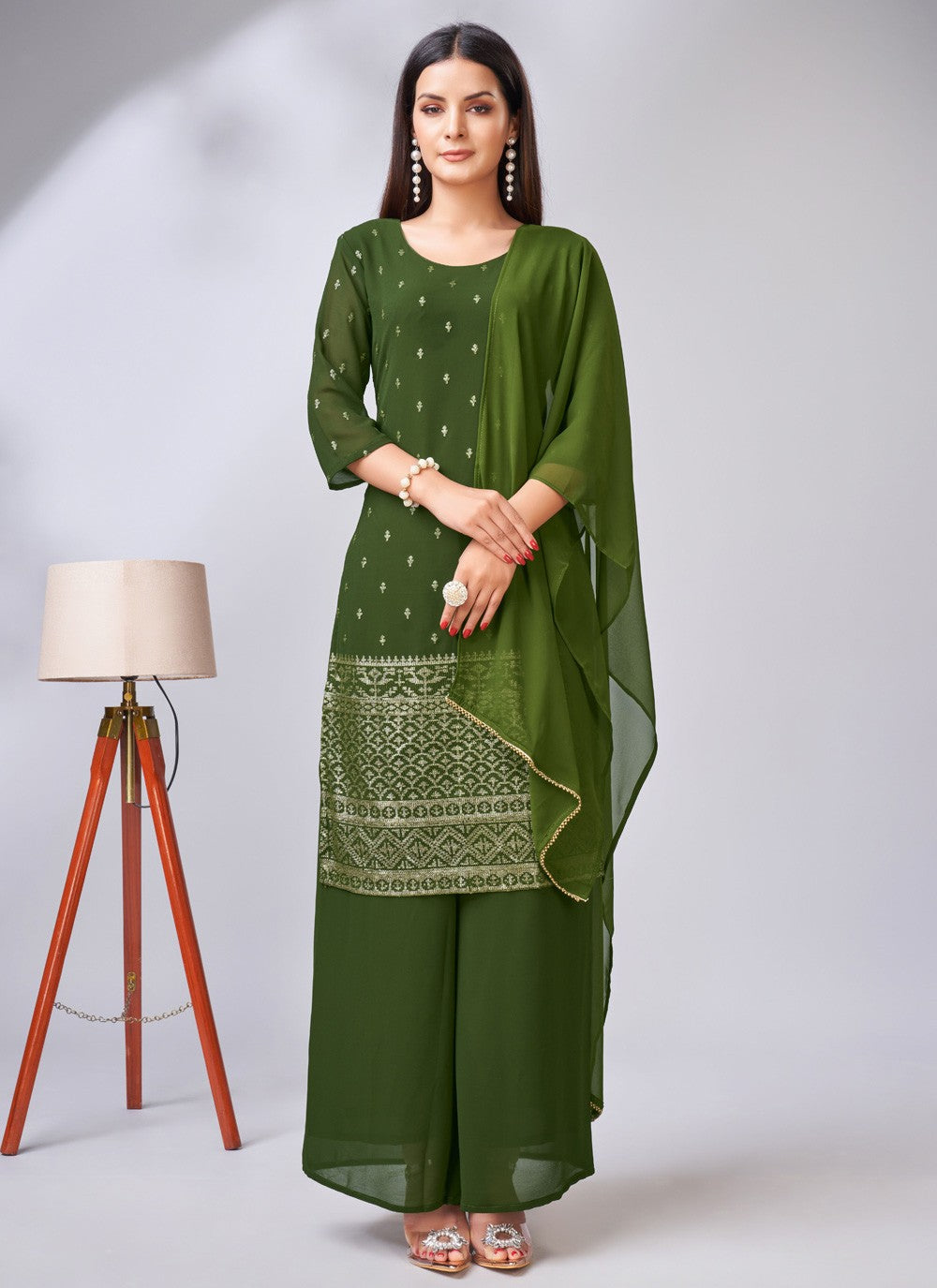 Georgette Salwar Suit - T1413