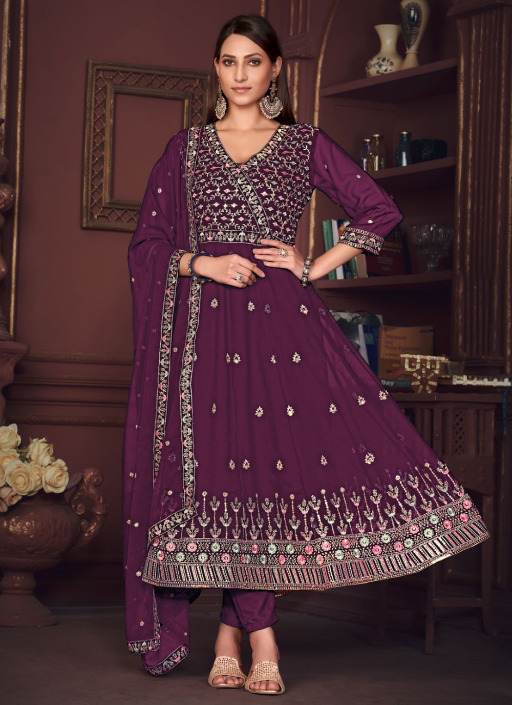 Georgette Salwar Suit - T2258