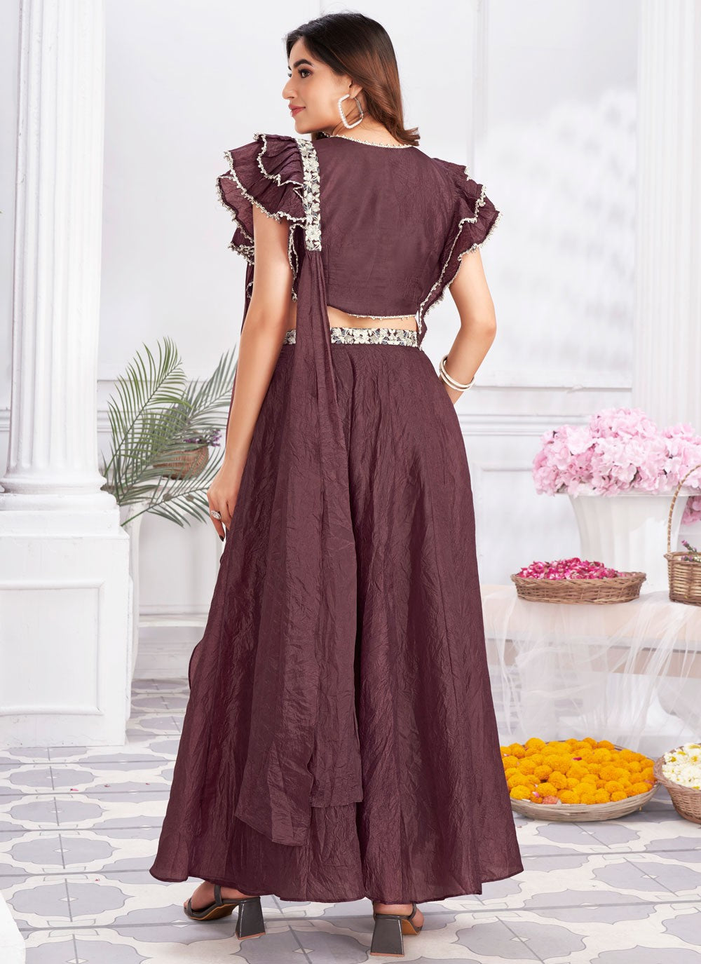 Tussar Silk Salwar Suit - T2721