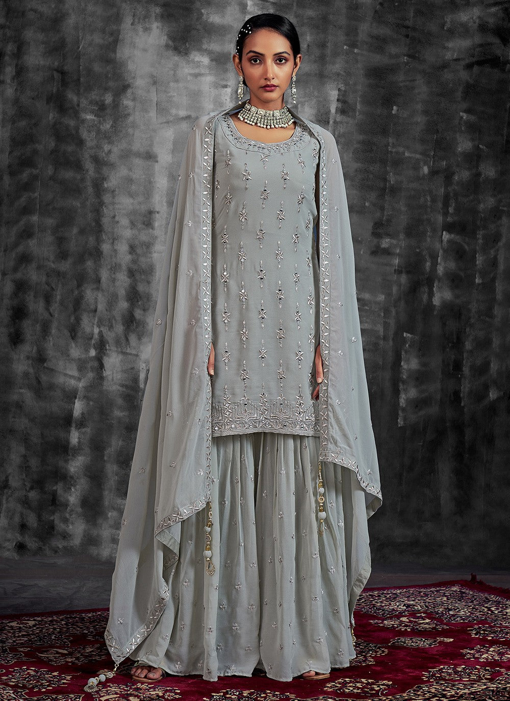 Georgette Pakistani Suit - T1017