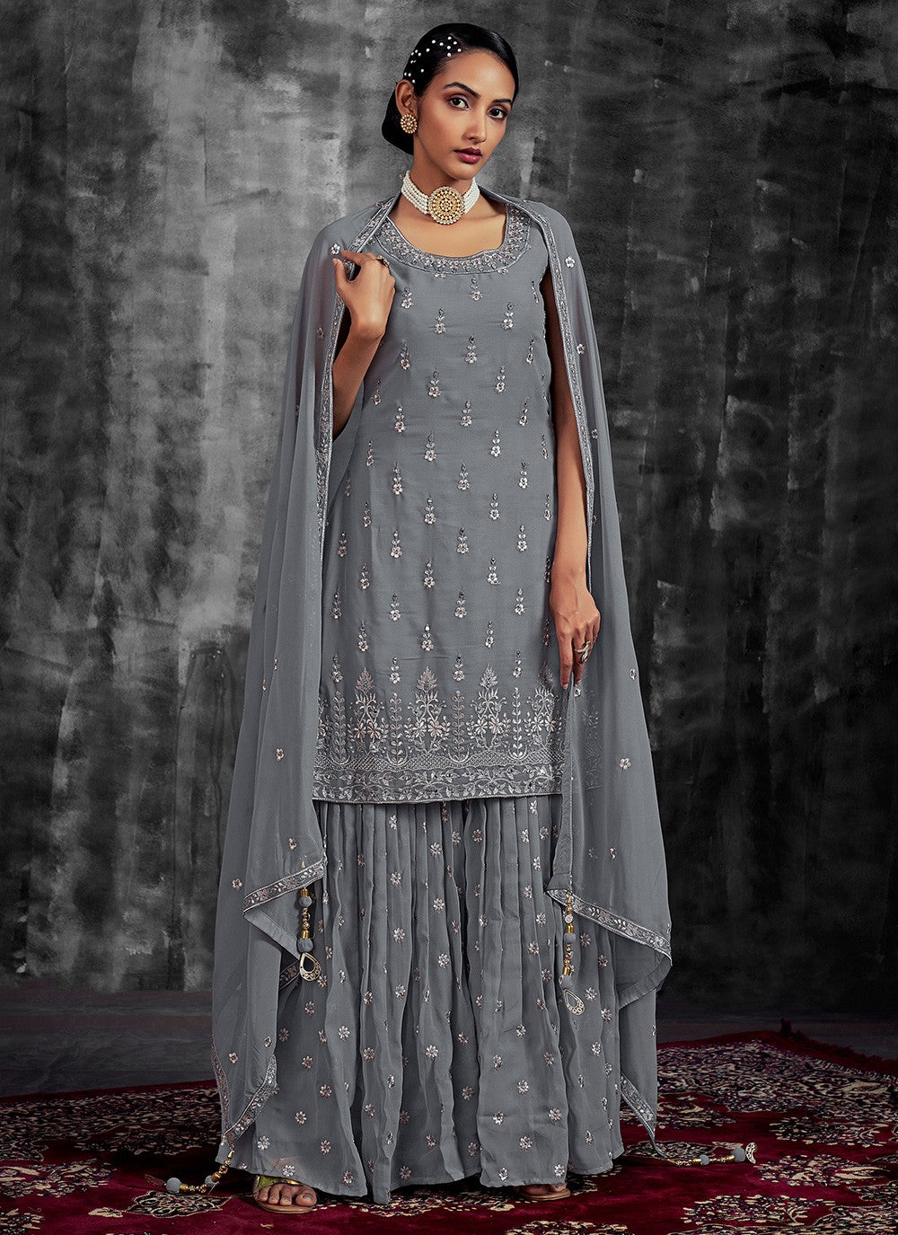 Georgette Pakistani Suit - T1017