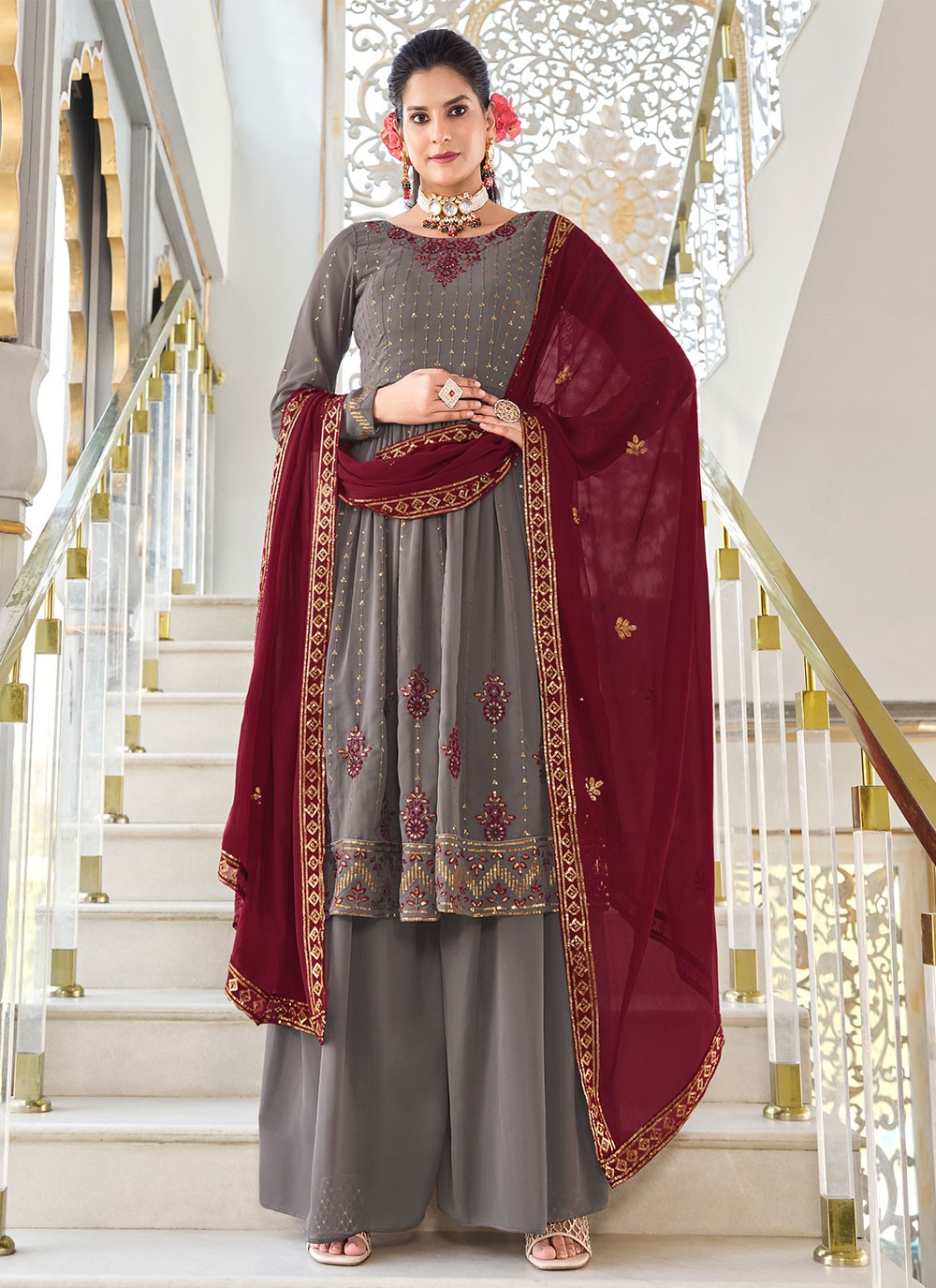 Georgette Salwar Suit - T1072