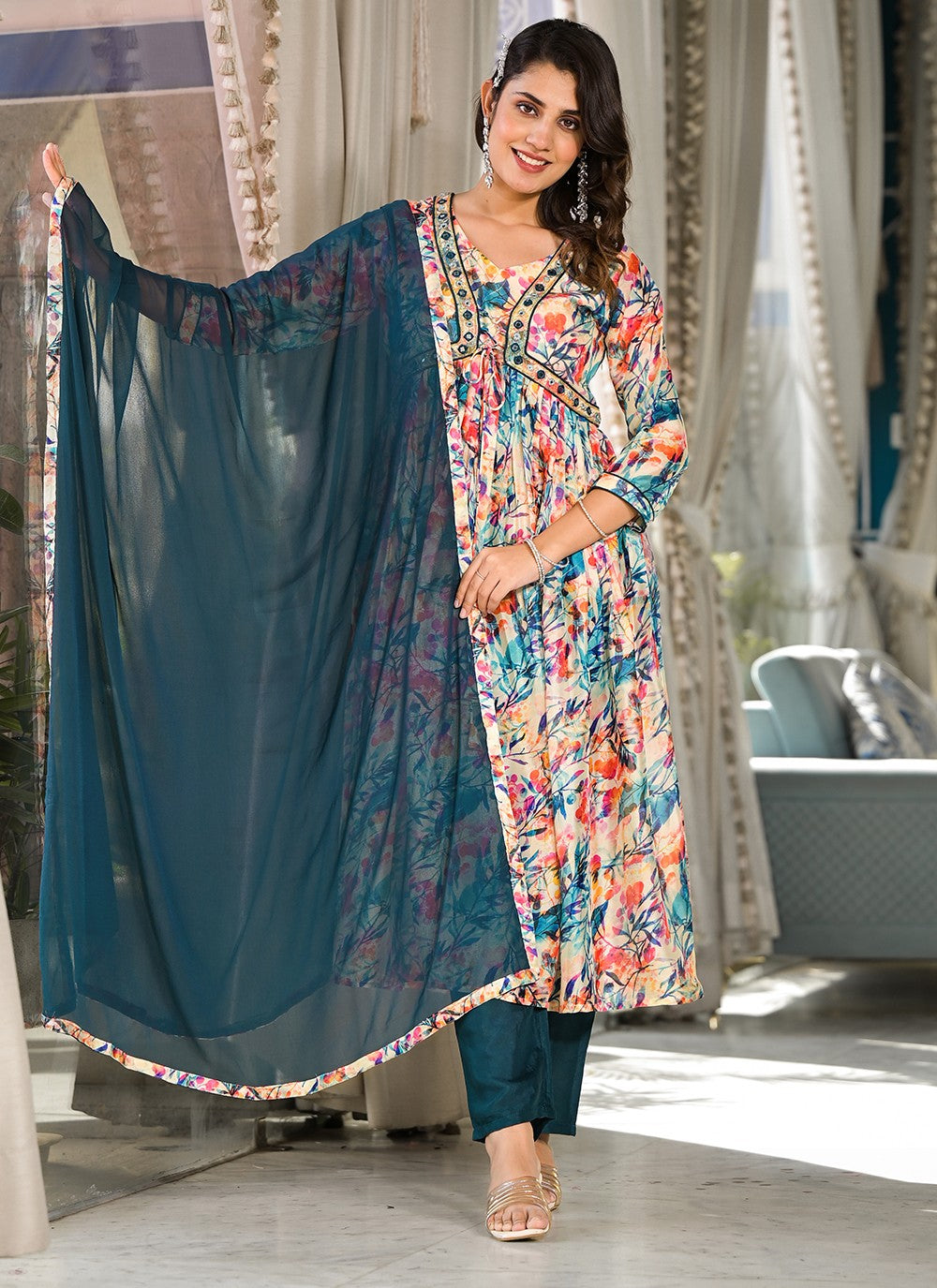 Georgette Salwar Suit - T1940