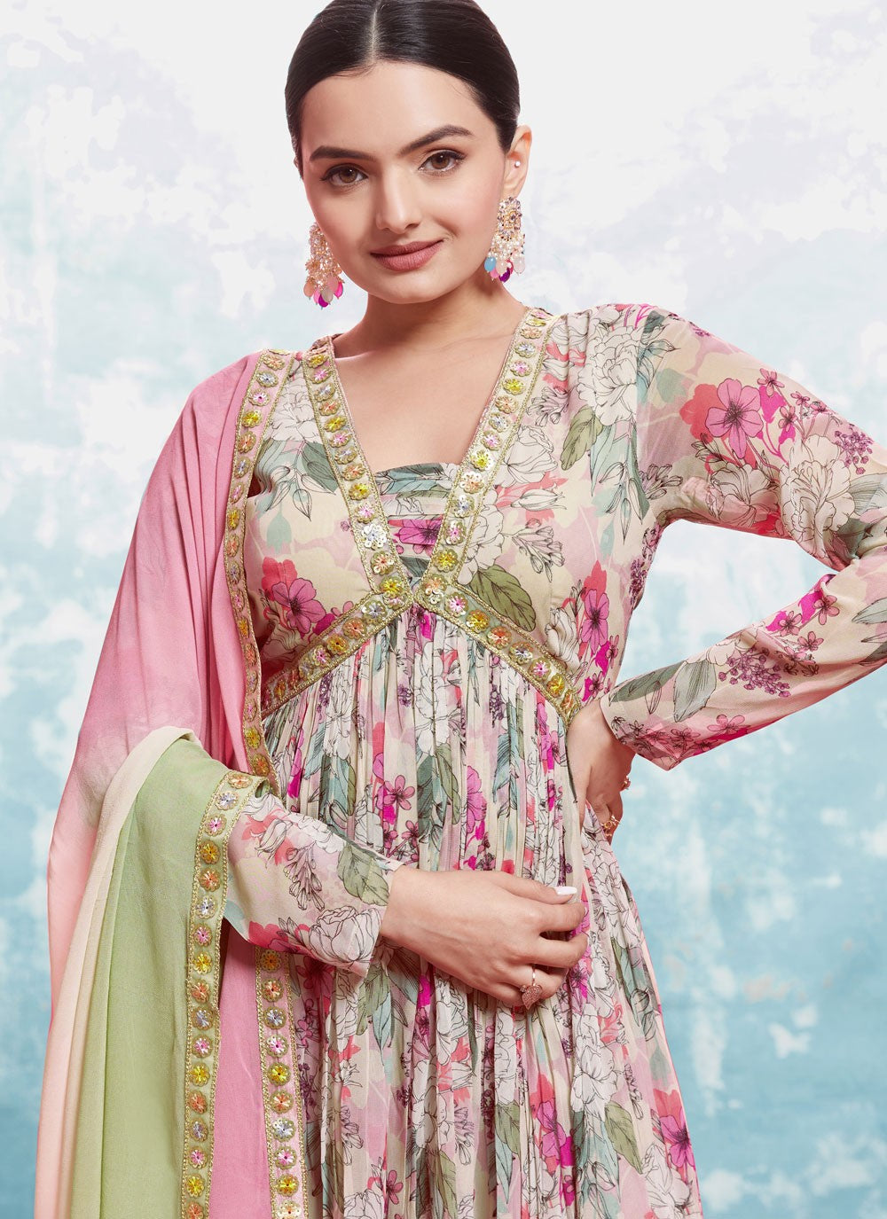 Georgette Salwar Suit - T2652