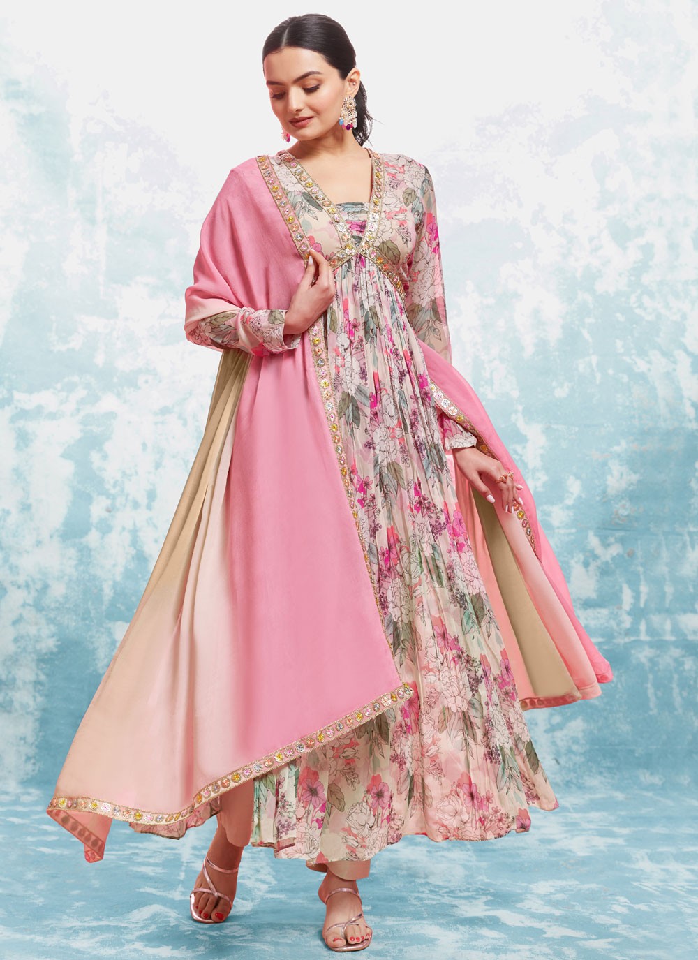 Georgette Salwar Suit - T2652