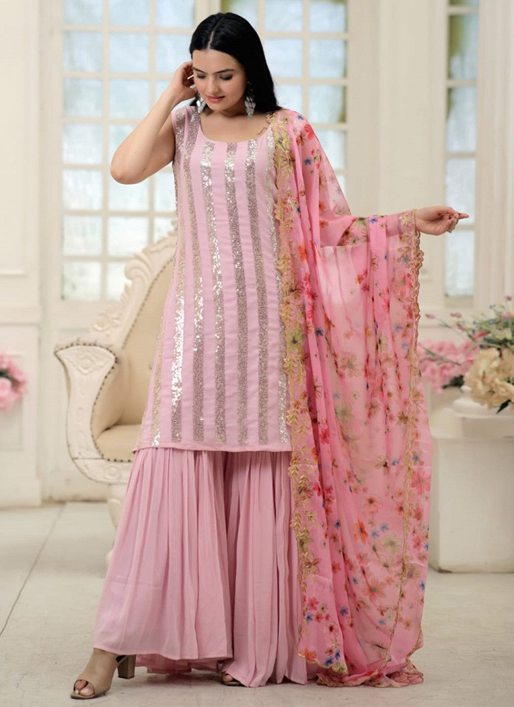 Georgette Salwar Suit - T1112