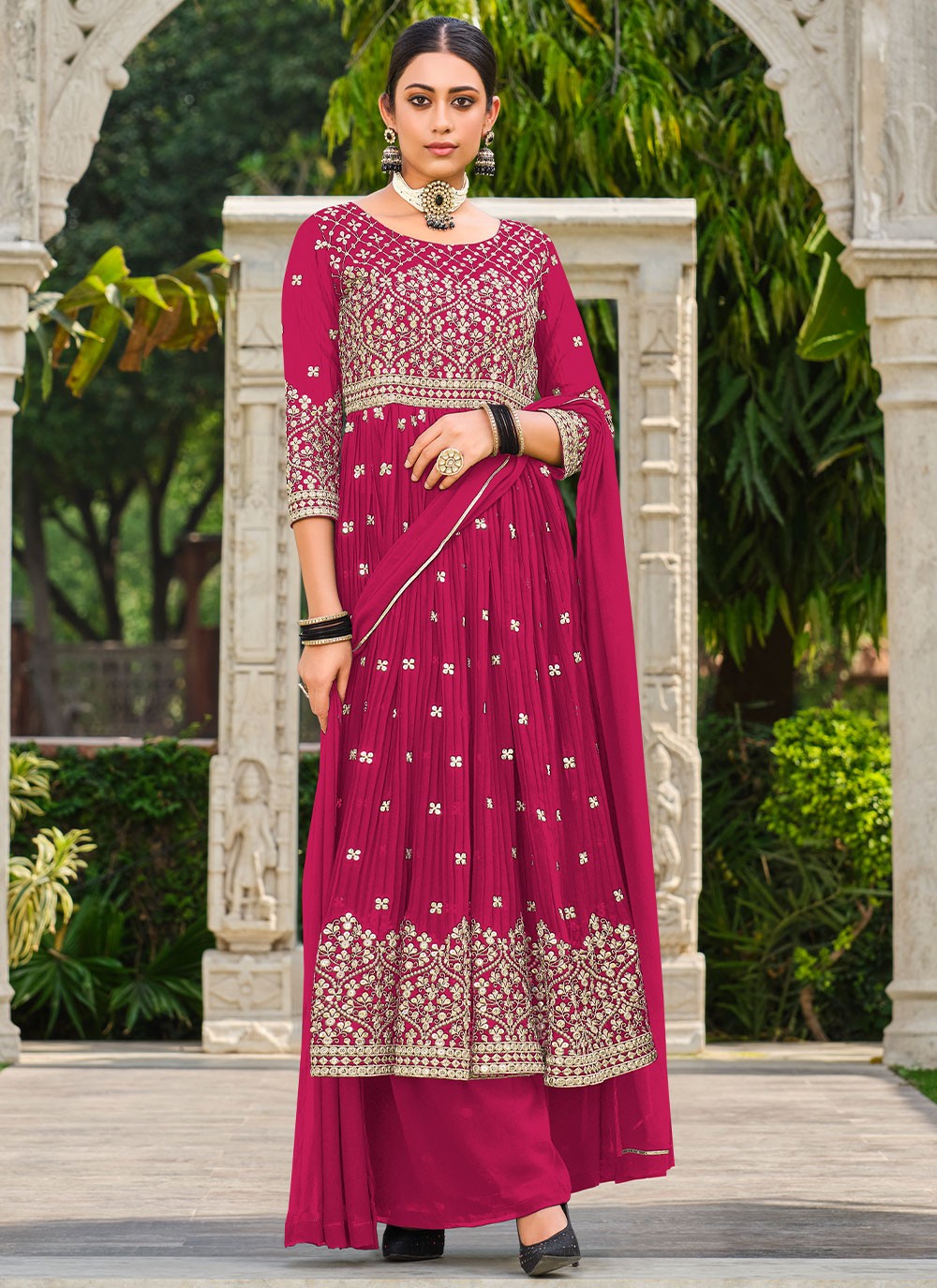 Georgette Salwar Suit - T1079