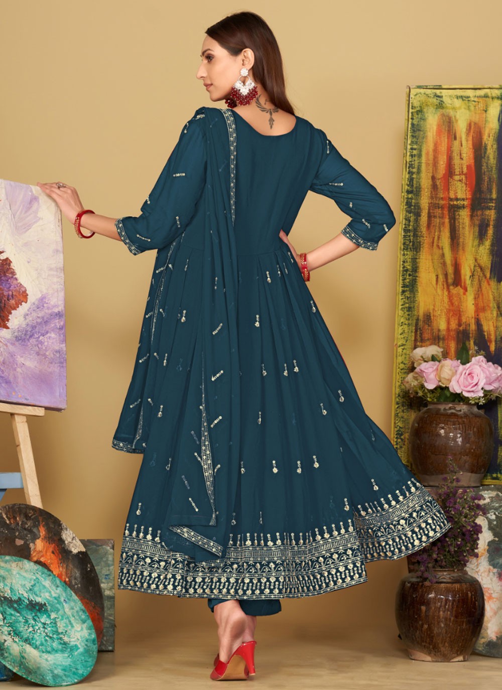 Georgette Salwar Suit - T2262