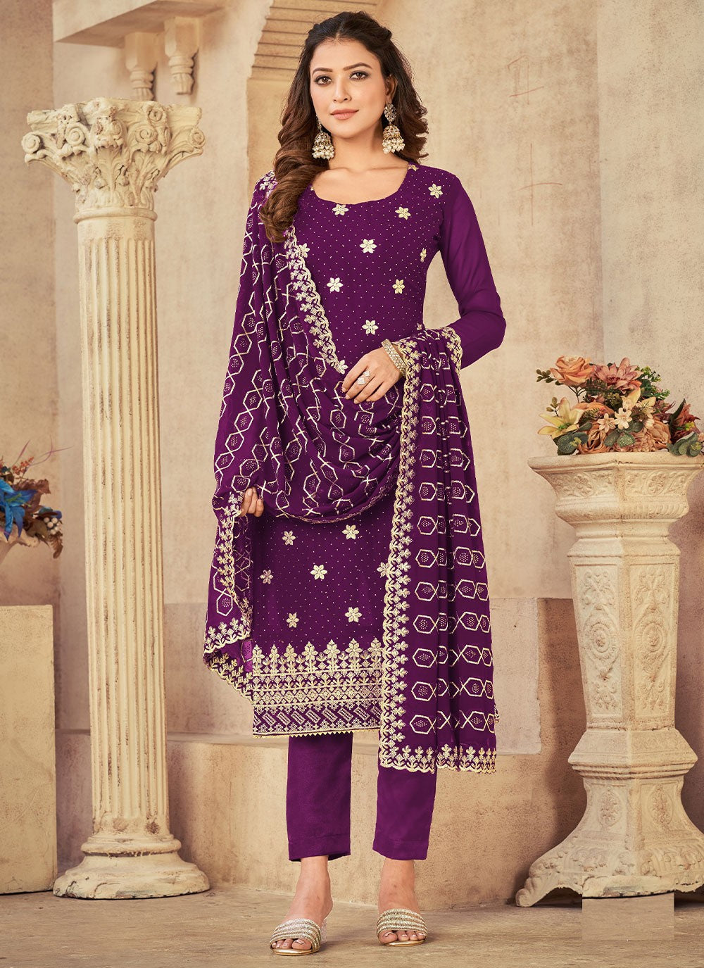 Georgette Salwar Suit - T1068