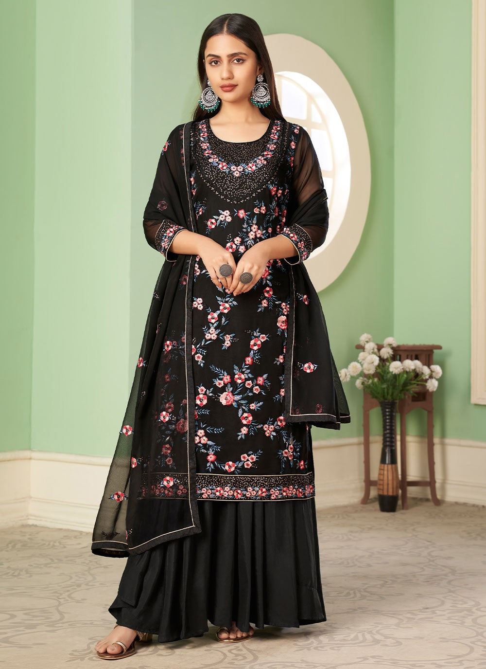 Georgette Salwar Suit - T866