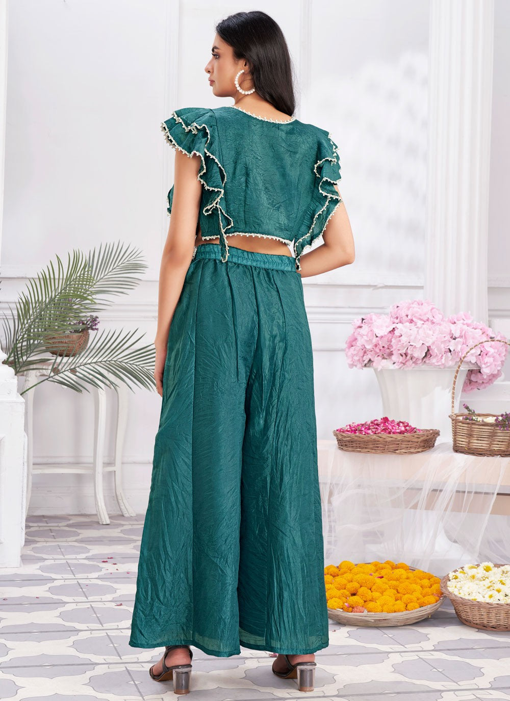 Tussar Silk Salwar Suit - T2721