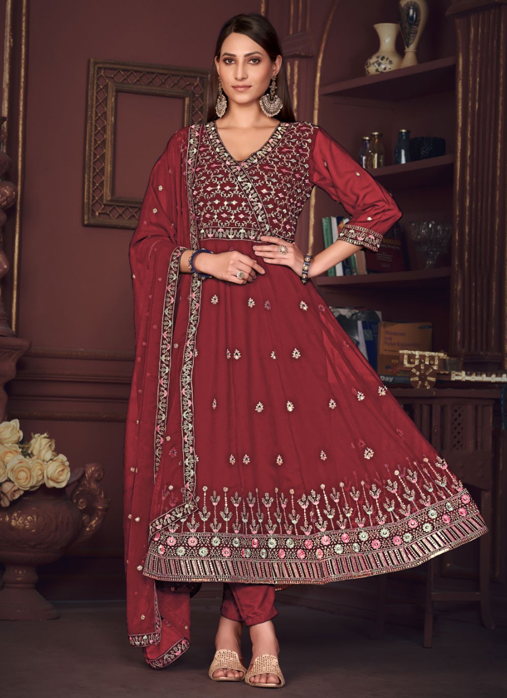 Georgette Salwar Suit - T2258