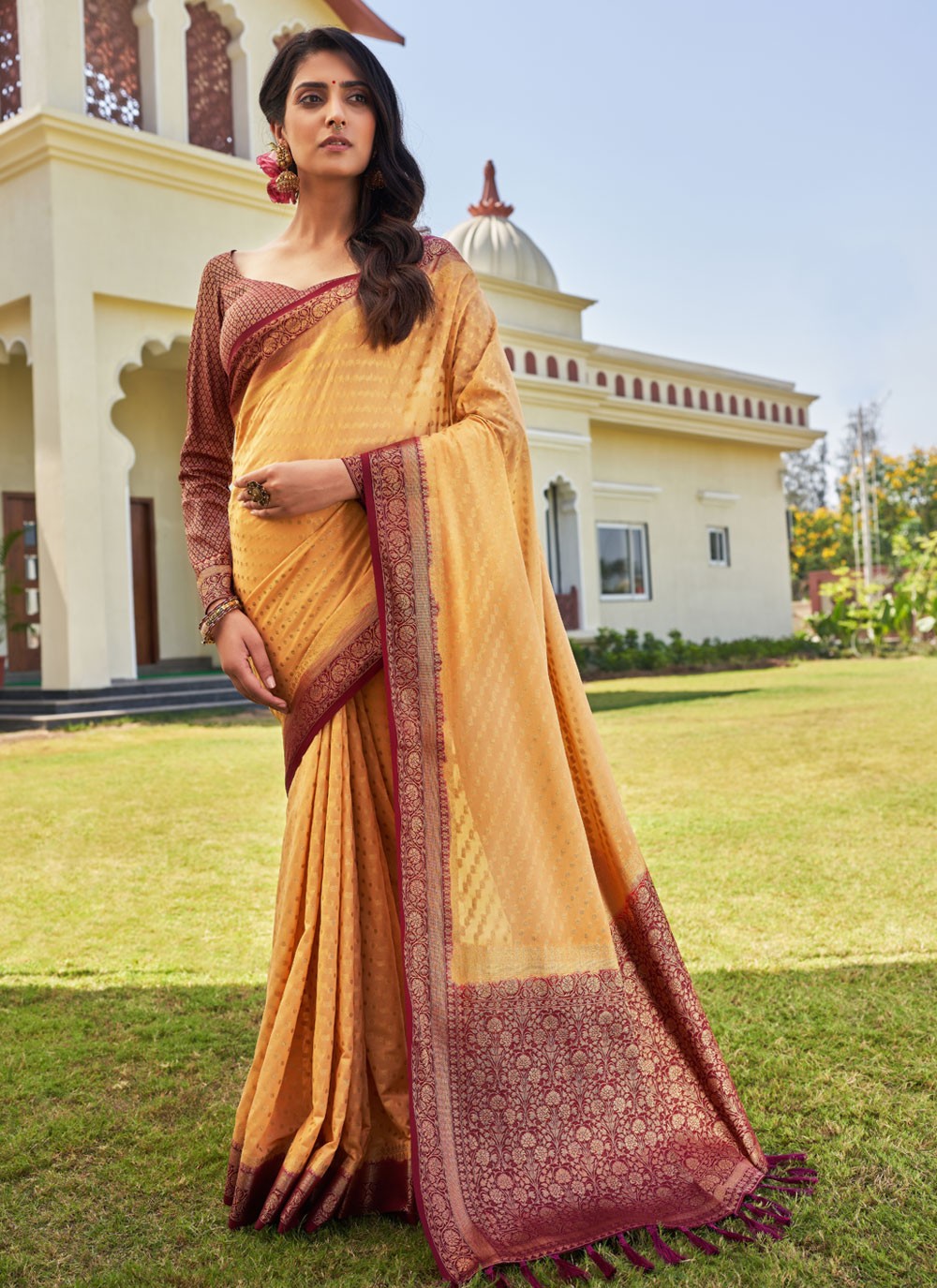 Classic Designer Georgette Saree - S3865