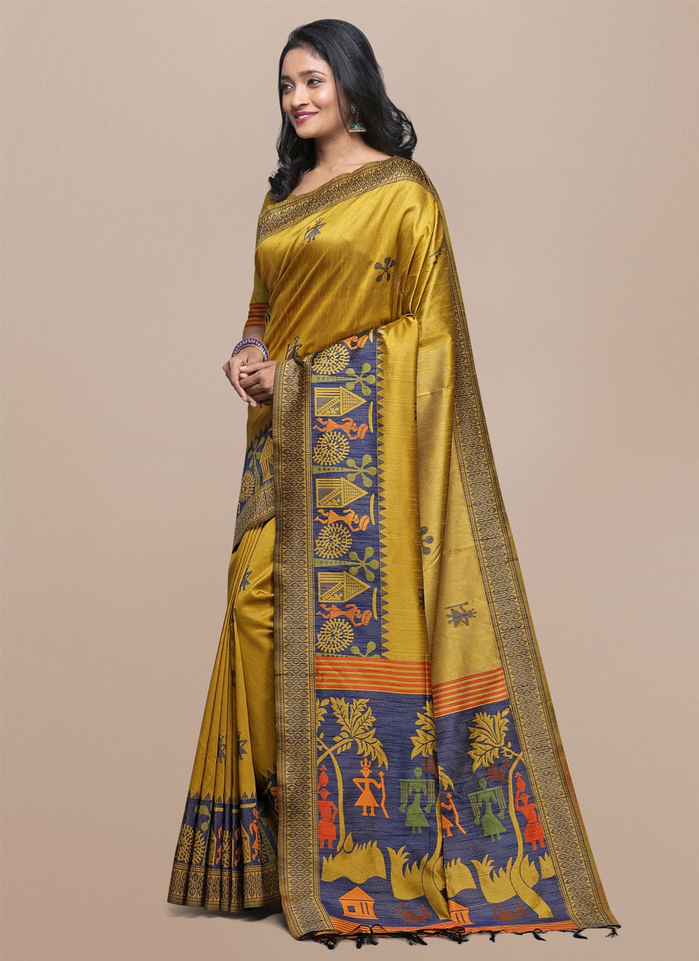 Woven Raw Silk Saree - S11865