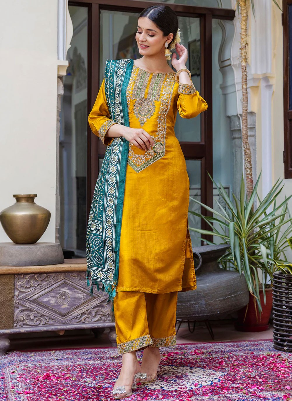 Viscose Salwar Suit - T3394