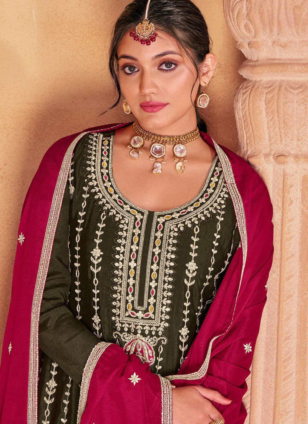 Chinon Salwar Suit - T2390