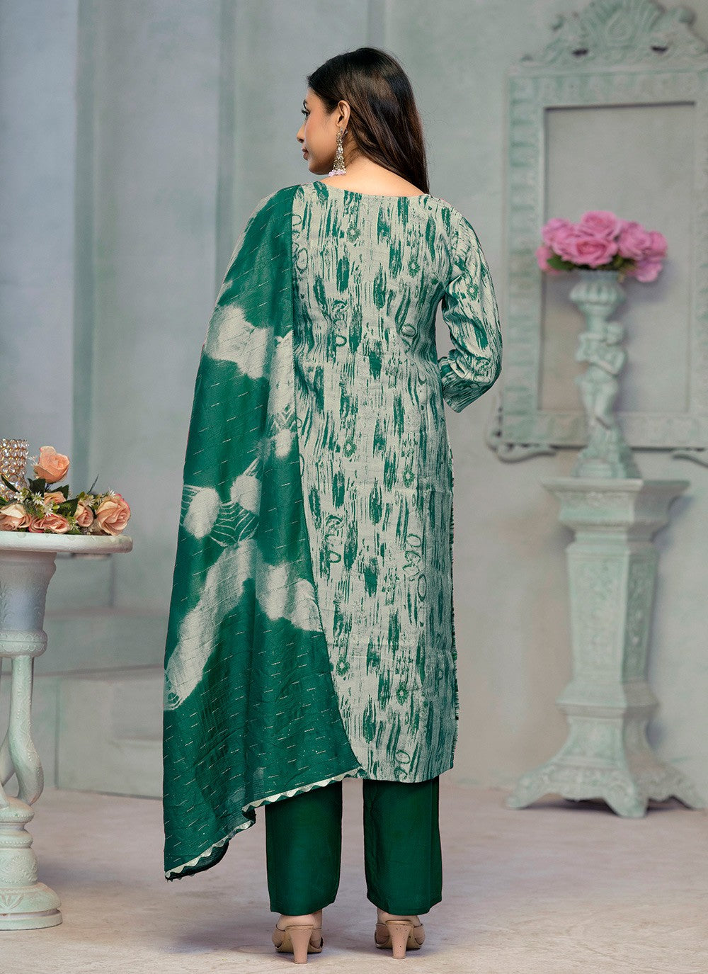 Cotton , Rayon Salwar Suit - T3074