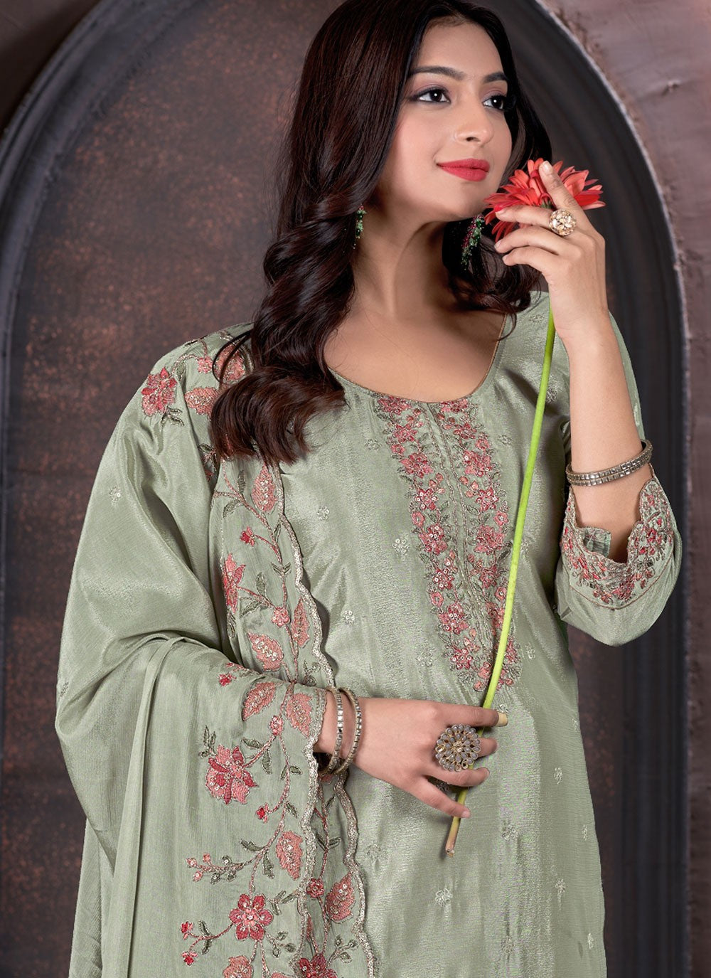 Chinon Salwar Suit - T2241