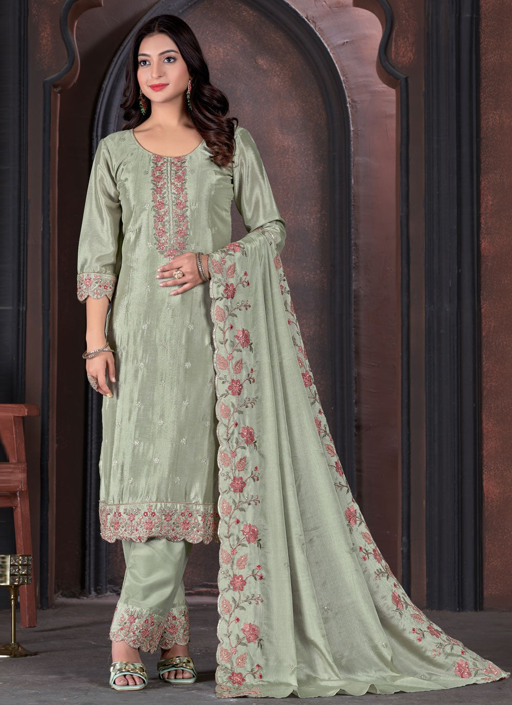 Chinon Salwar Suit - T2241