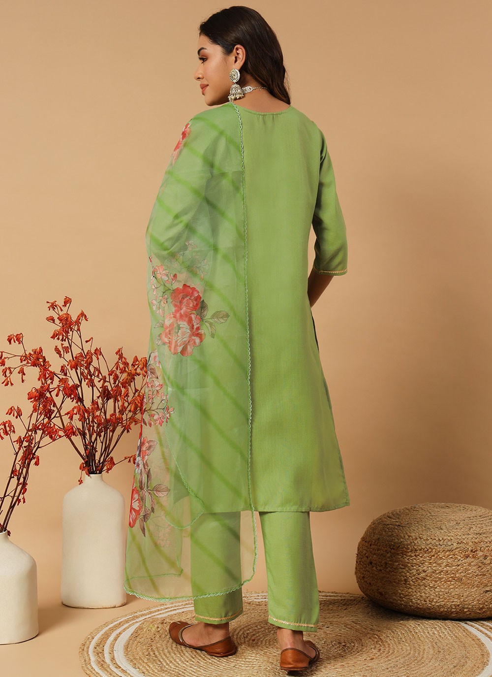 Embroidered Cotton Salwar Suit - T4622