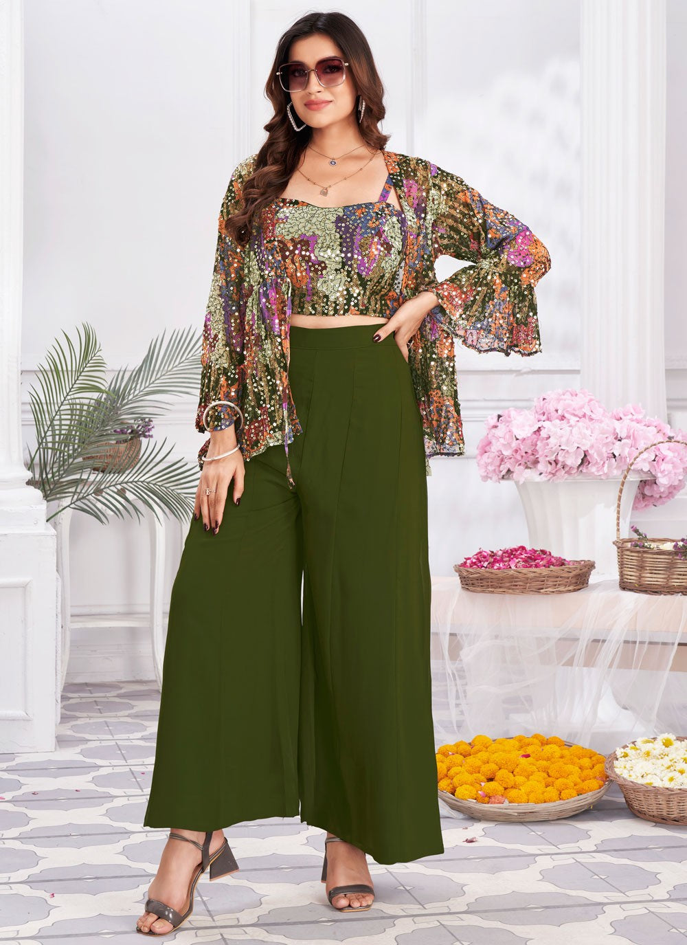 Tussar Silk Salwar Suit - T2721