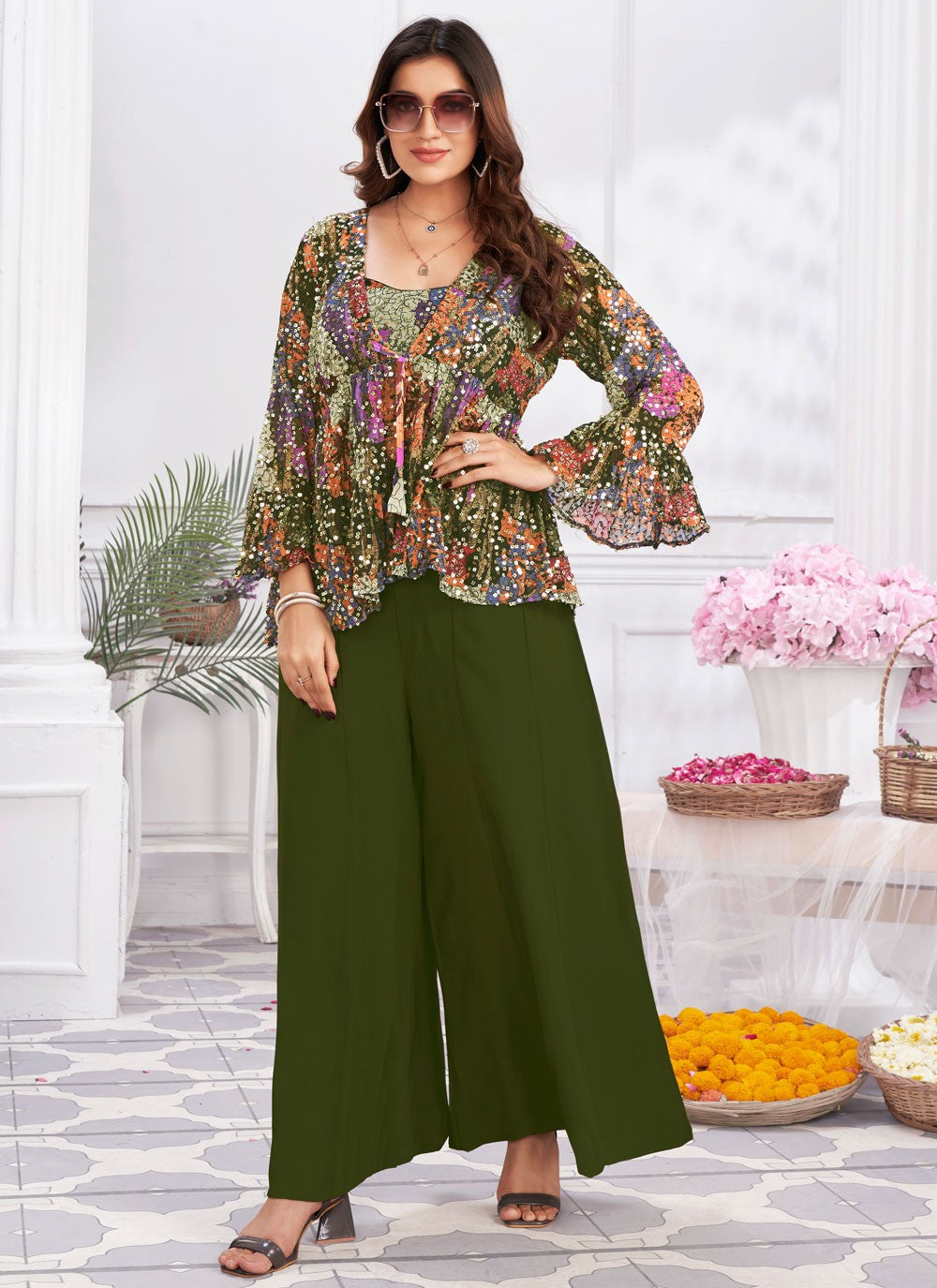 Tussar Silk Salwar Suit - T2721