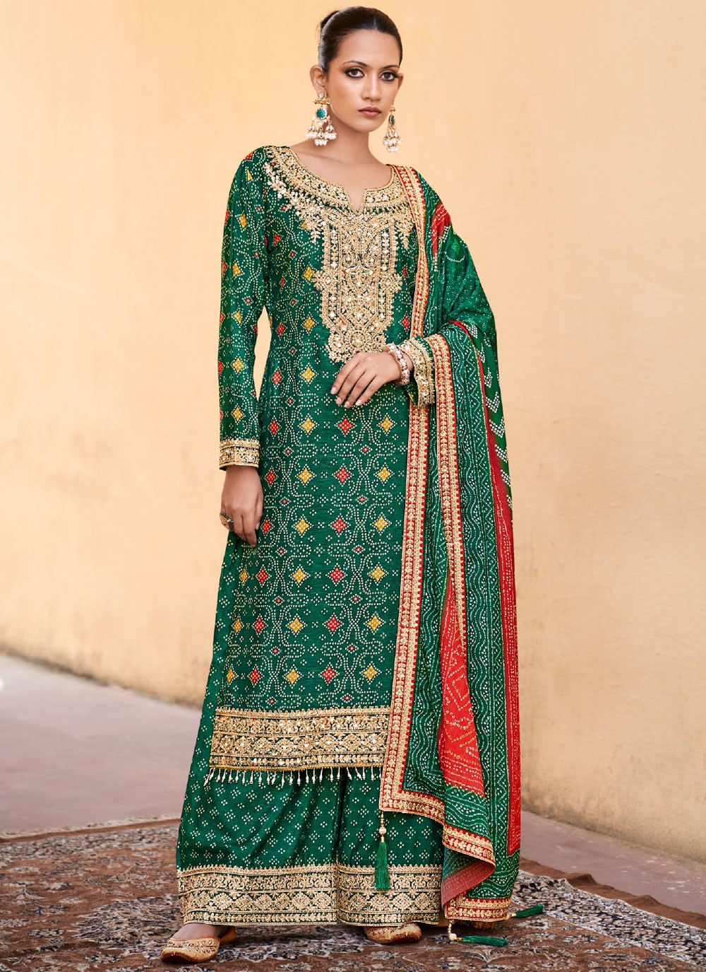 Crush, Tissue Salwar Suit - T3796