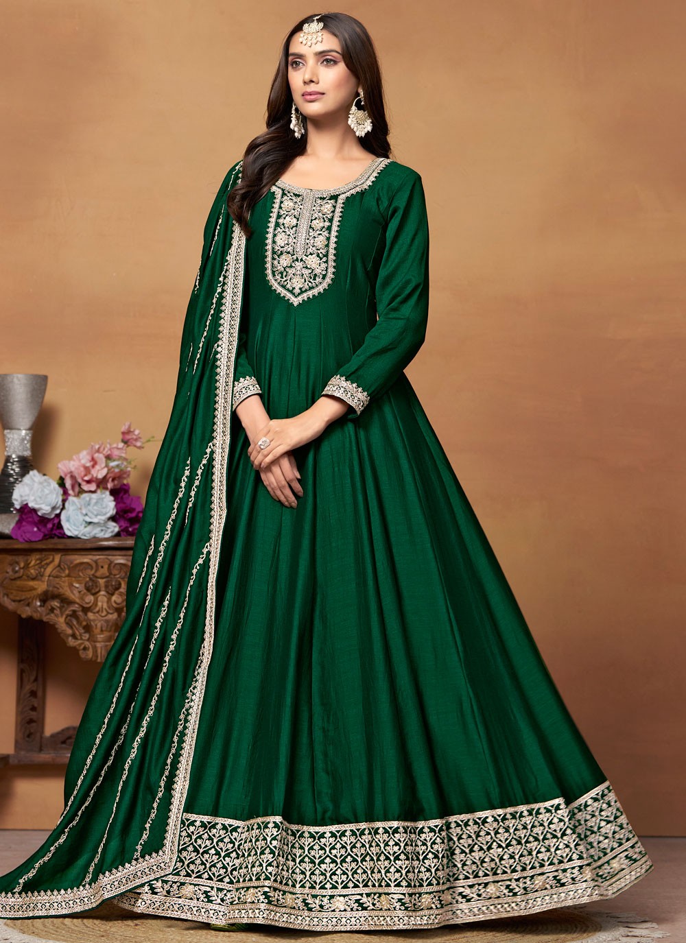 Art Silk Anarkali - T2670