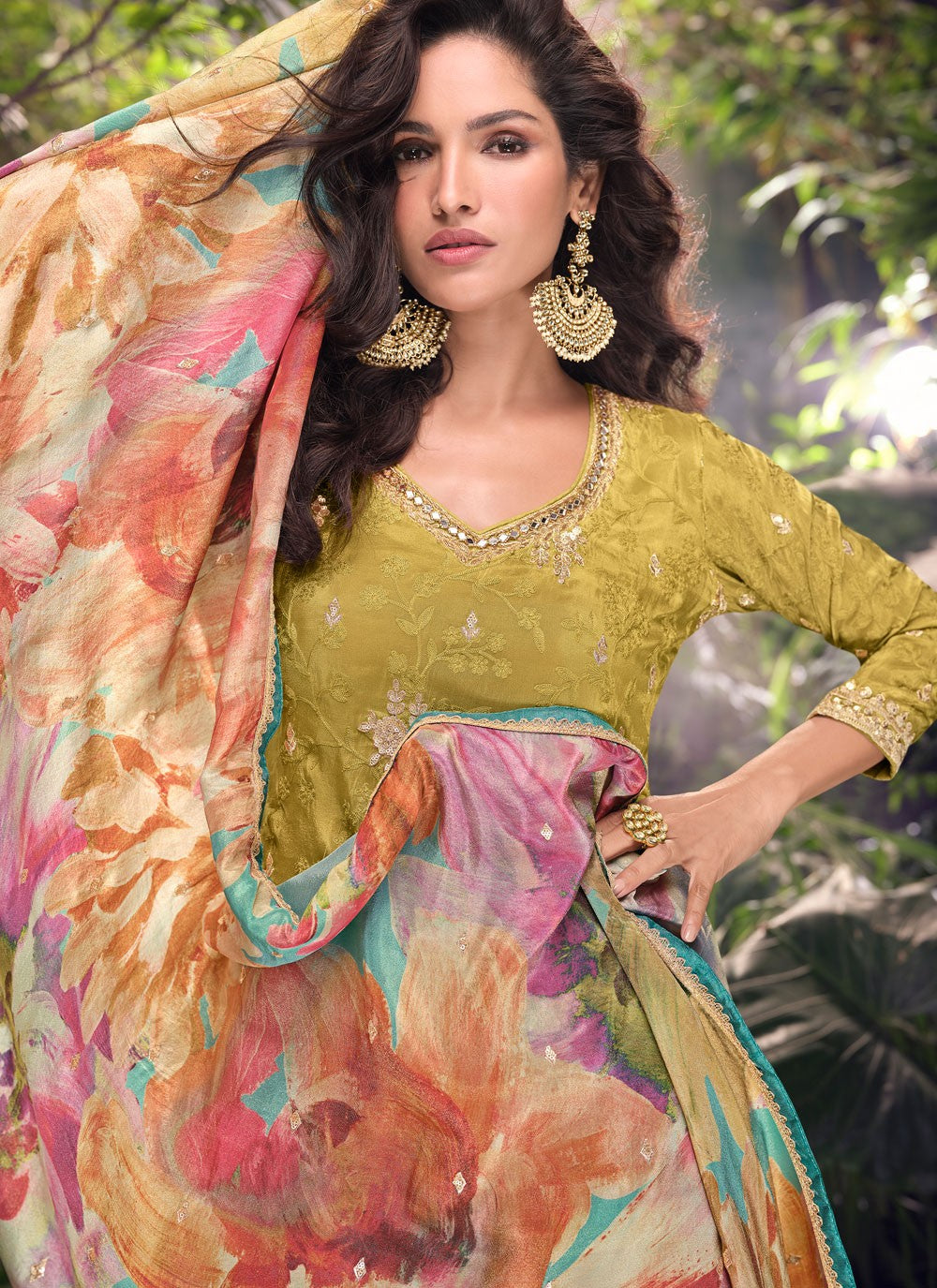 Shimmer, Silk Salwar Suit - T4195