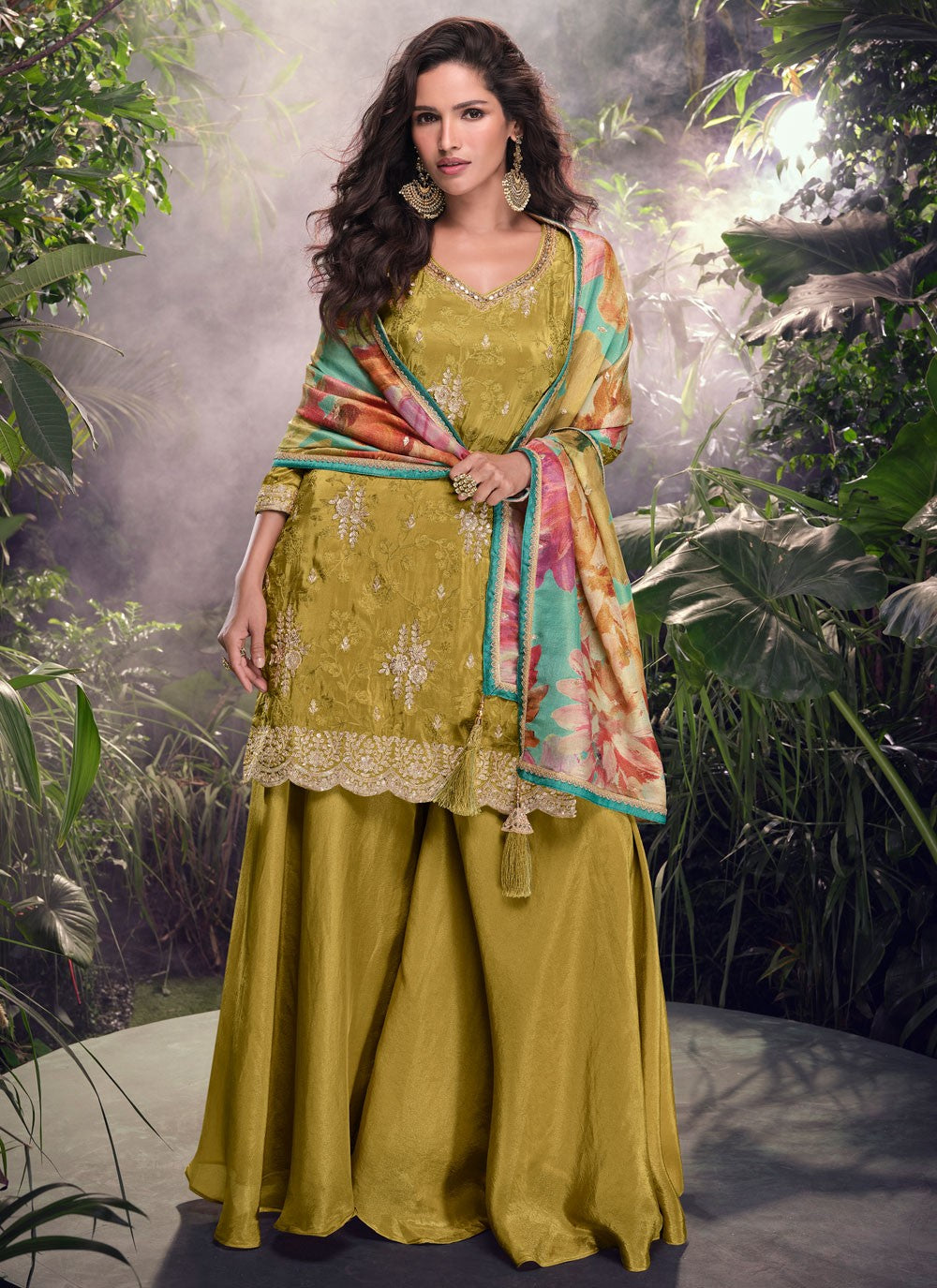 Shimmer, Silk Salwar Suit - T4195