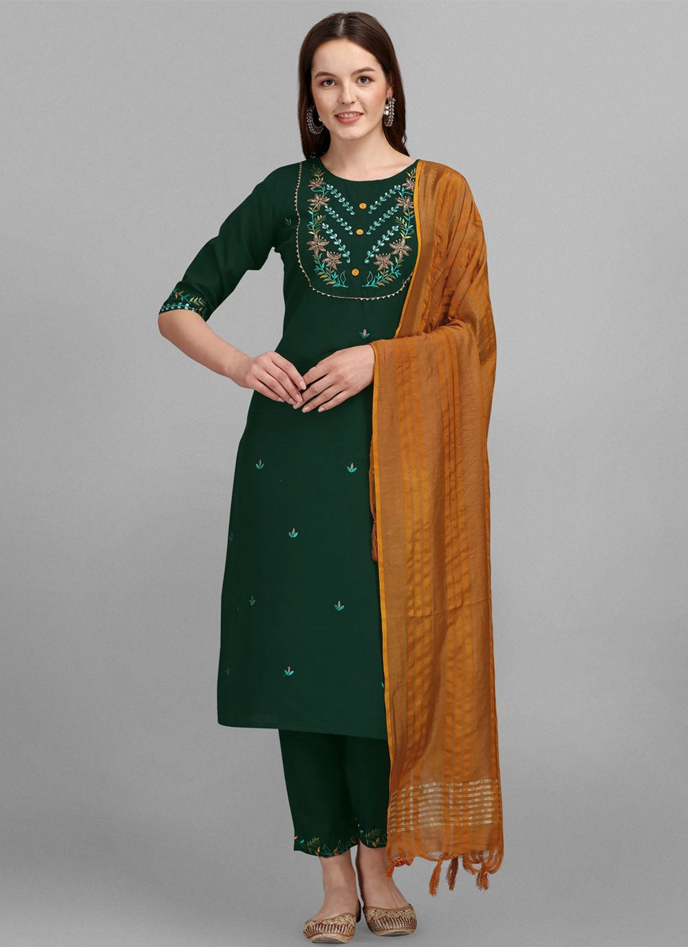 Cotton Salwar Suit - T1686