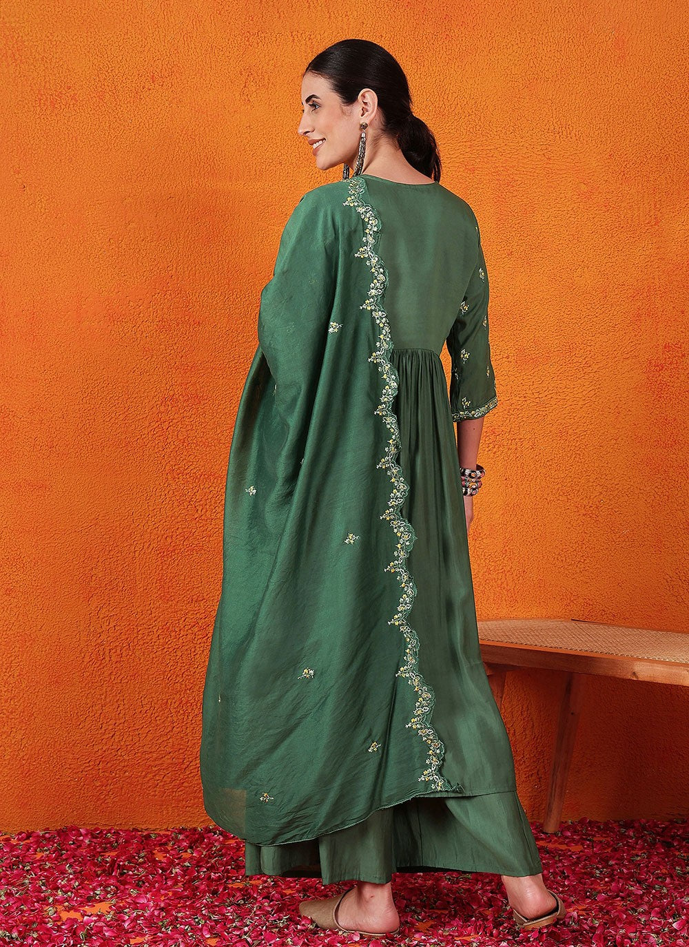 Silk Salwar Suit - T4022