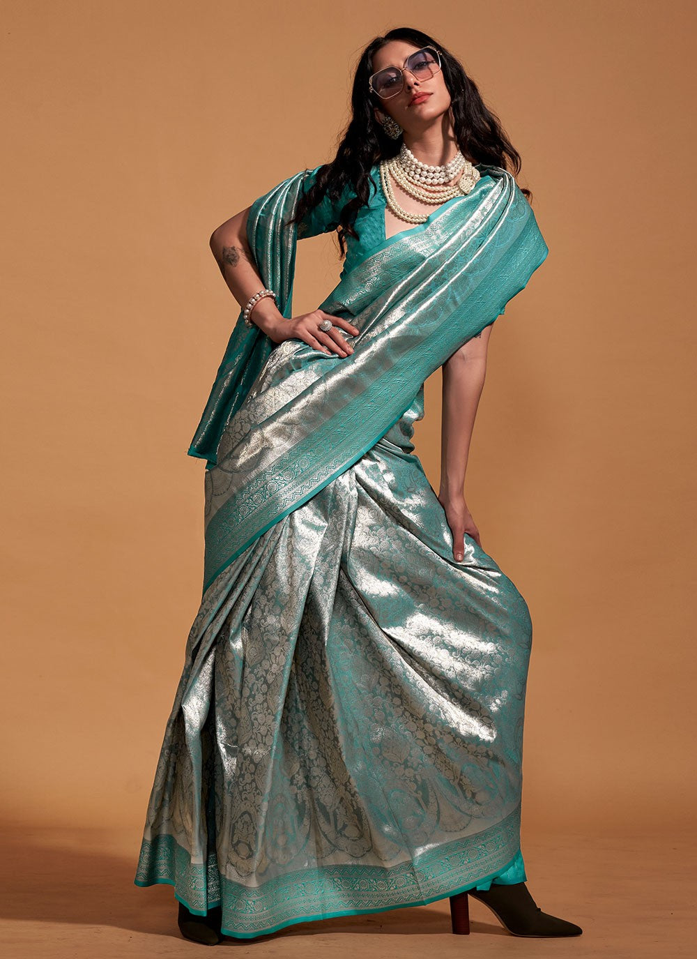 Classic Woven Kanjivaram Silk Saree - S4473