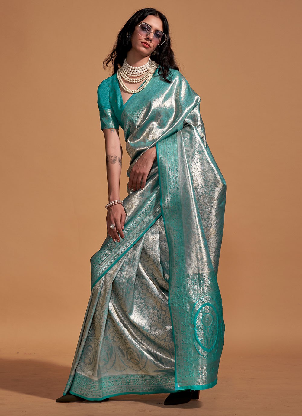 Classic Woven Kanjivaram Silk Saree - S4473