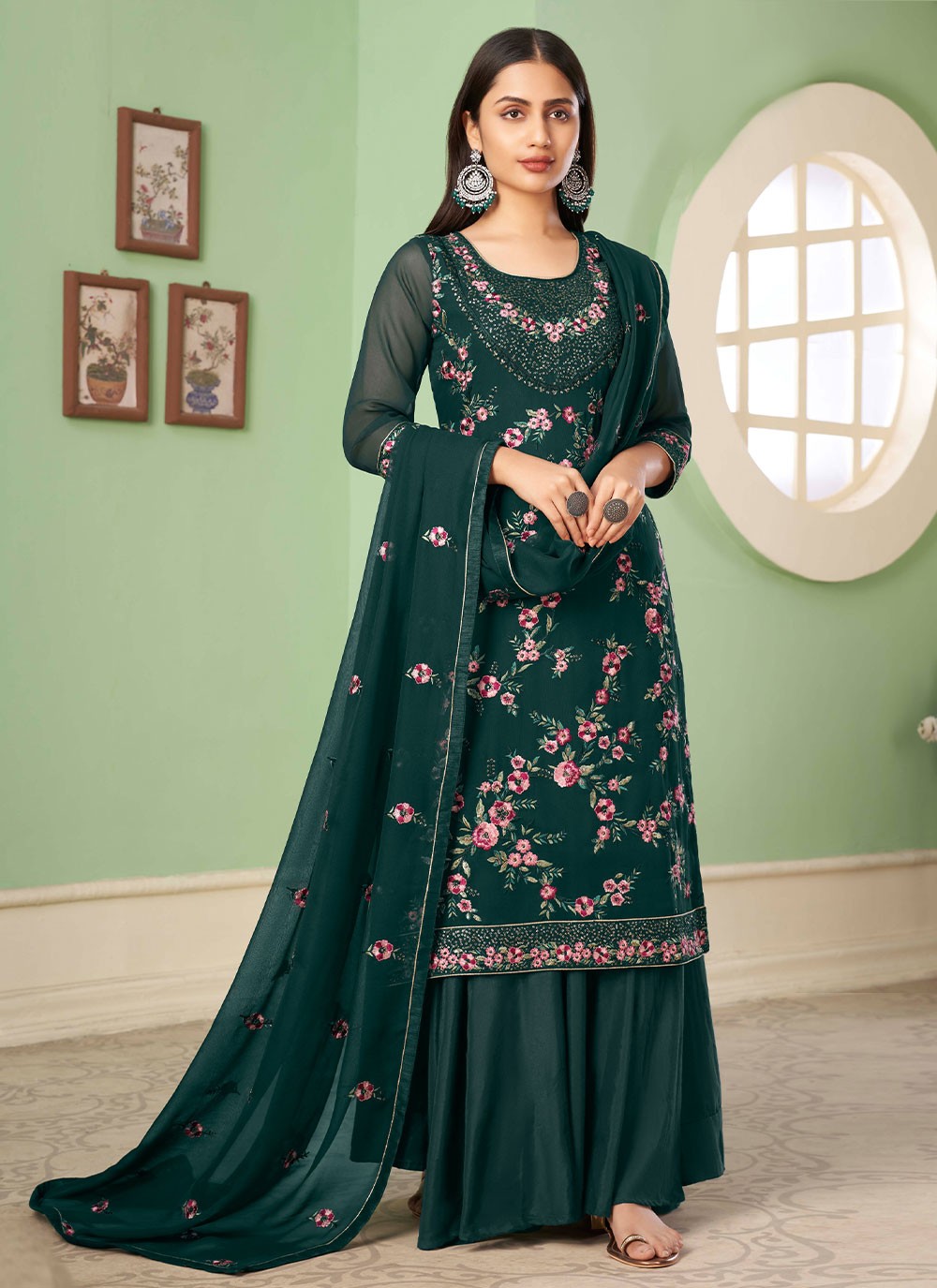 Georgette Salwar Suit - T866