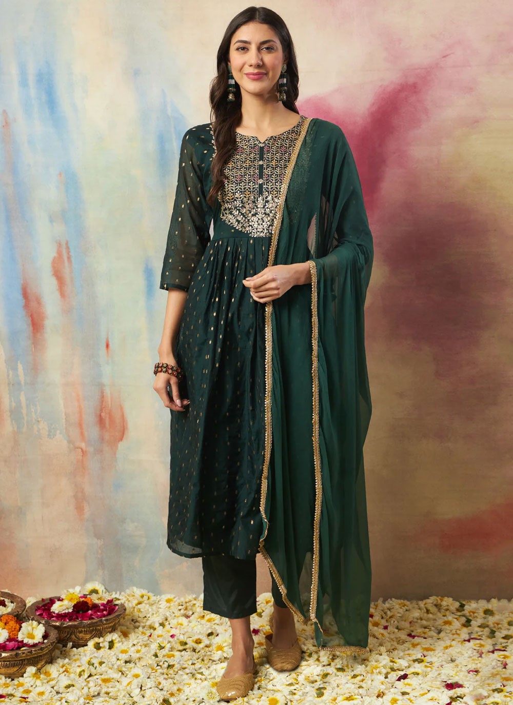 Cotton Silk Salwar Suit - T2740