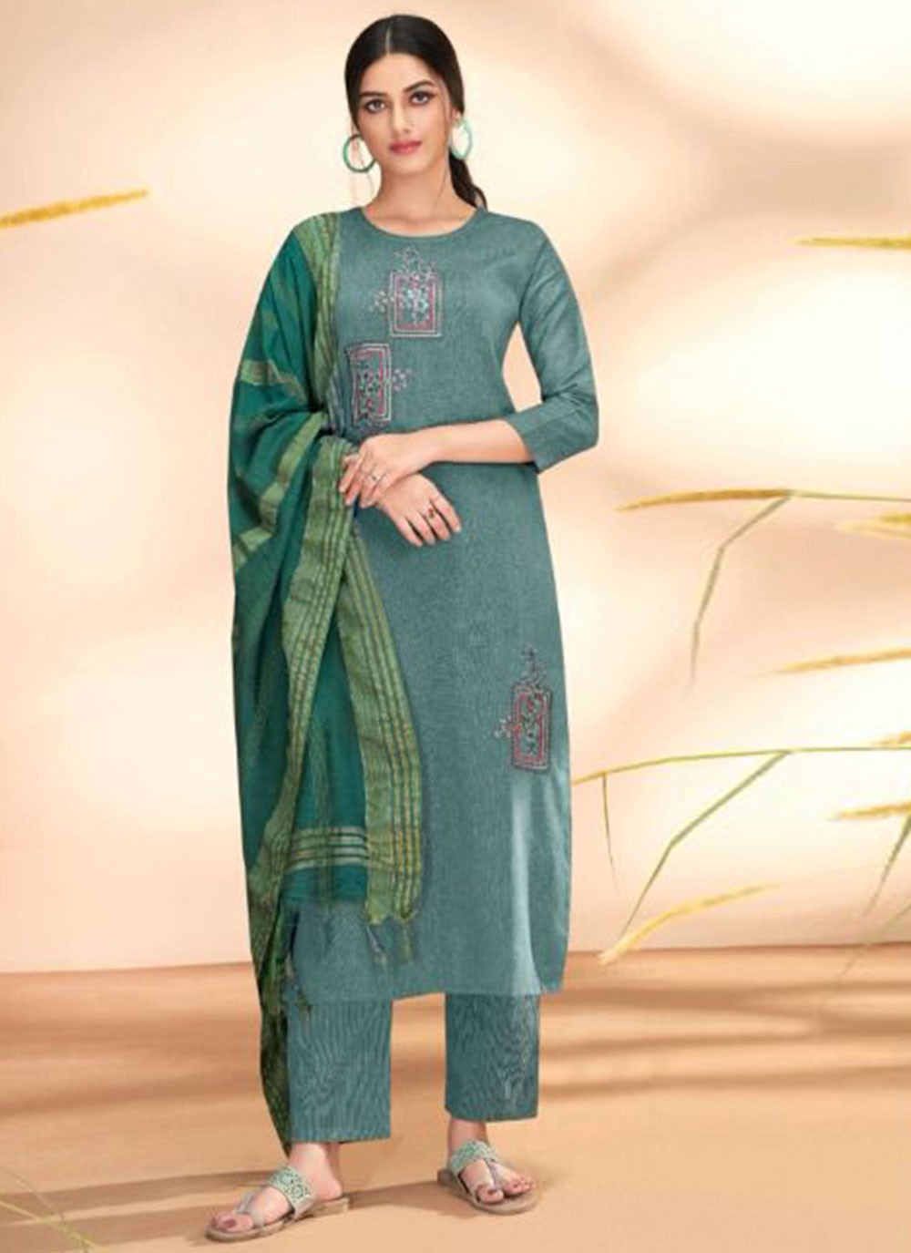 Cotton Salwar Suit - T648