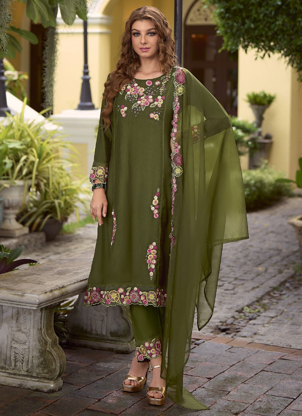 Viscose Salwar Suit - T3617