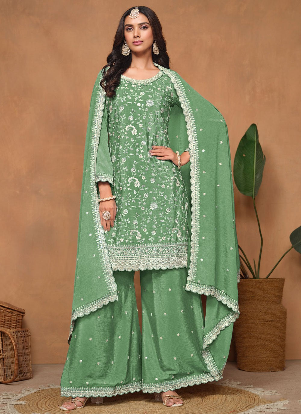 Chinon Salwar Suit - T3236