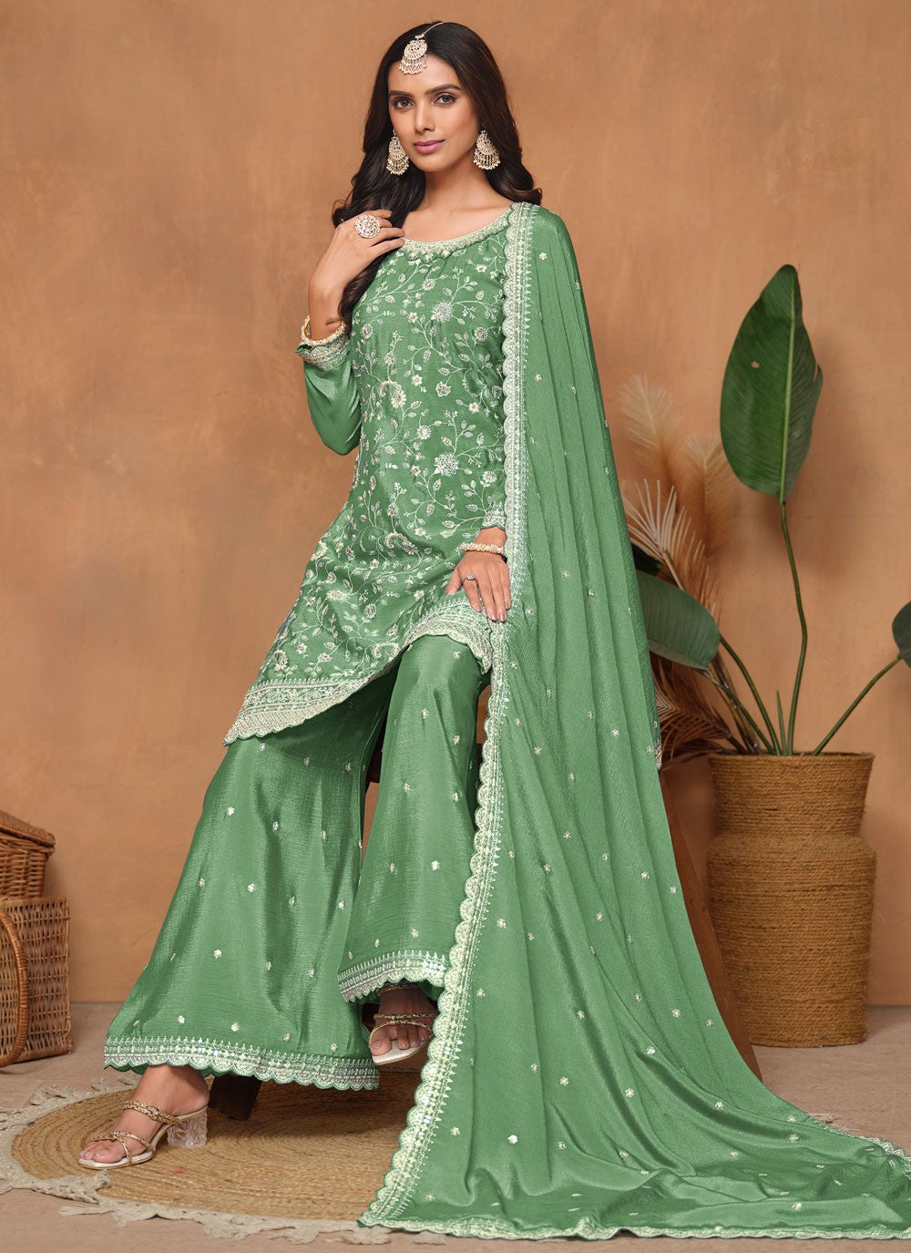 Chinon Salwar Suit - T3236