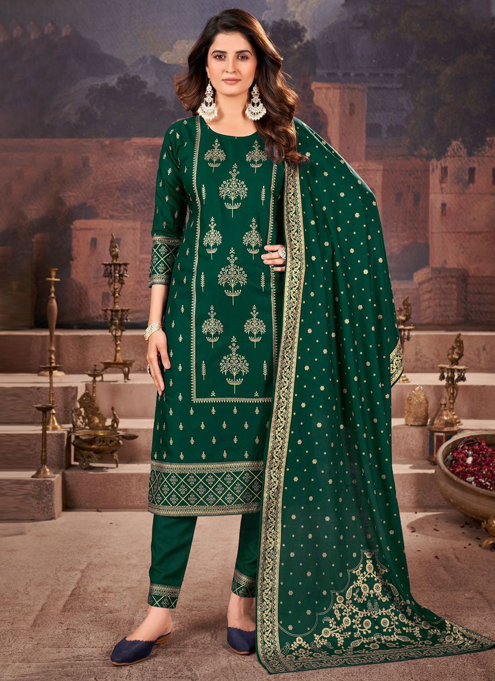 Rayon Salwar Suit - T2300