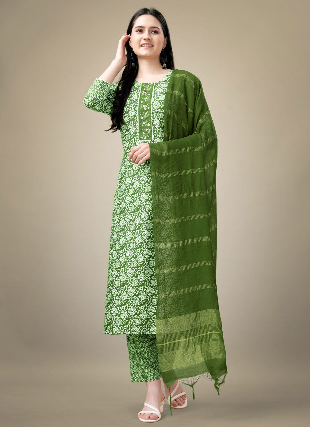 Rayon Salwar Suit - T2086