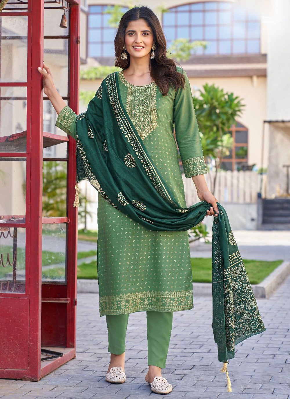 Rayon Salwar Suit - T3536