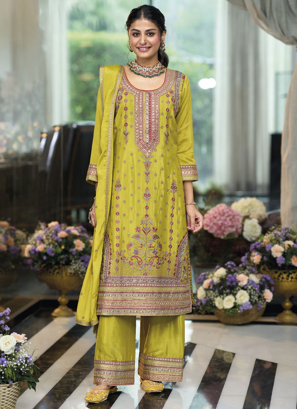 Chinon Salwar Suit - T4185