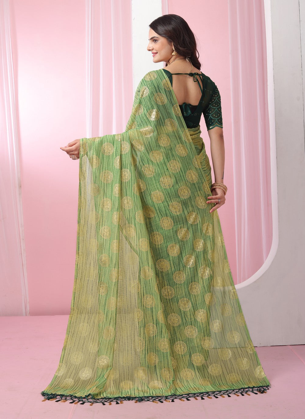 Classic Designer Georgette Saree - S3724