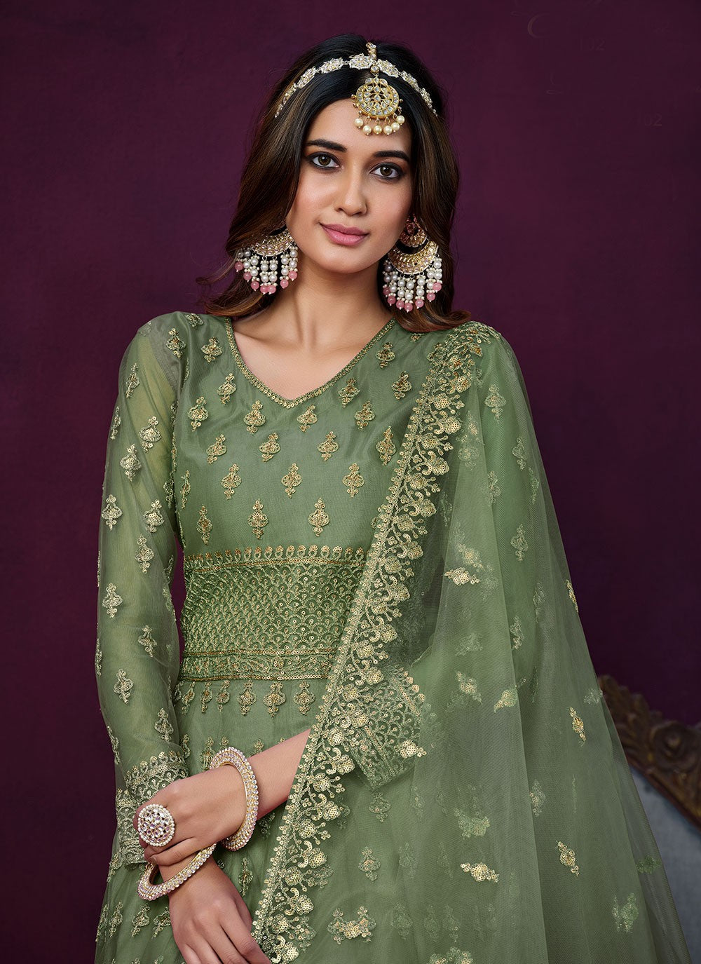 Net Anarkali - T1843