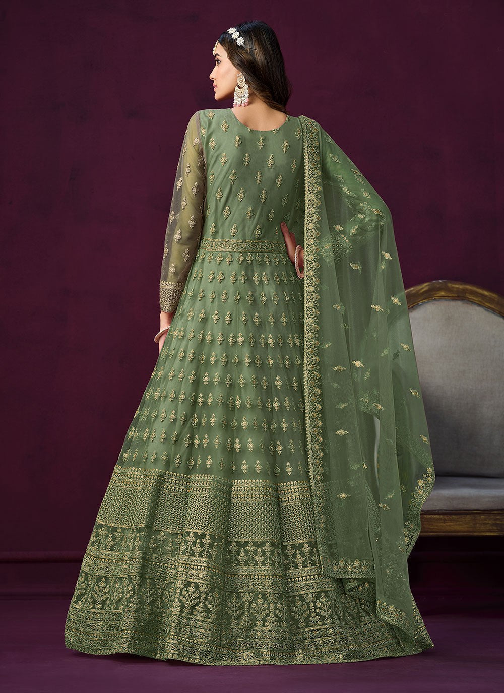 Net Anarkali - T1843