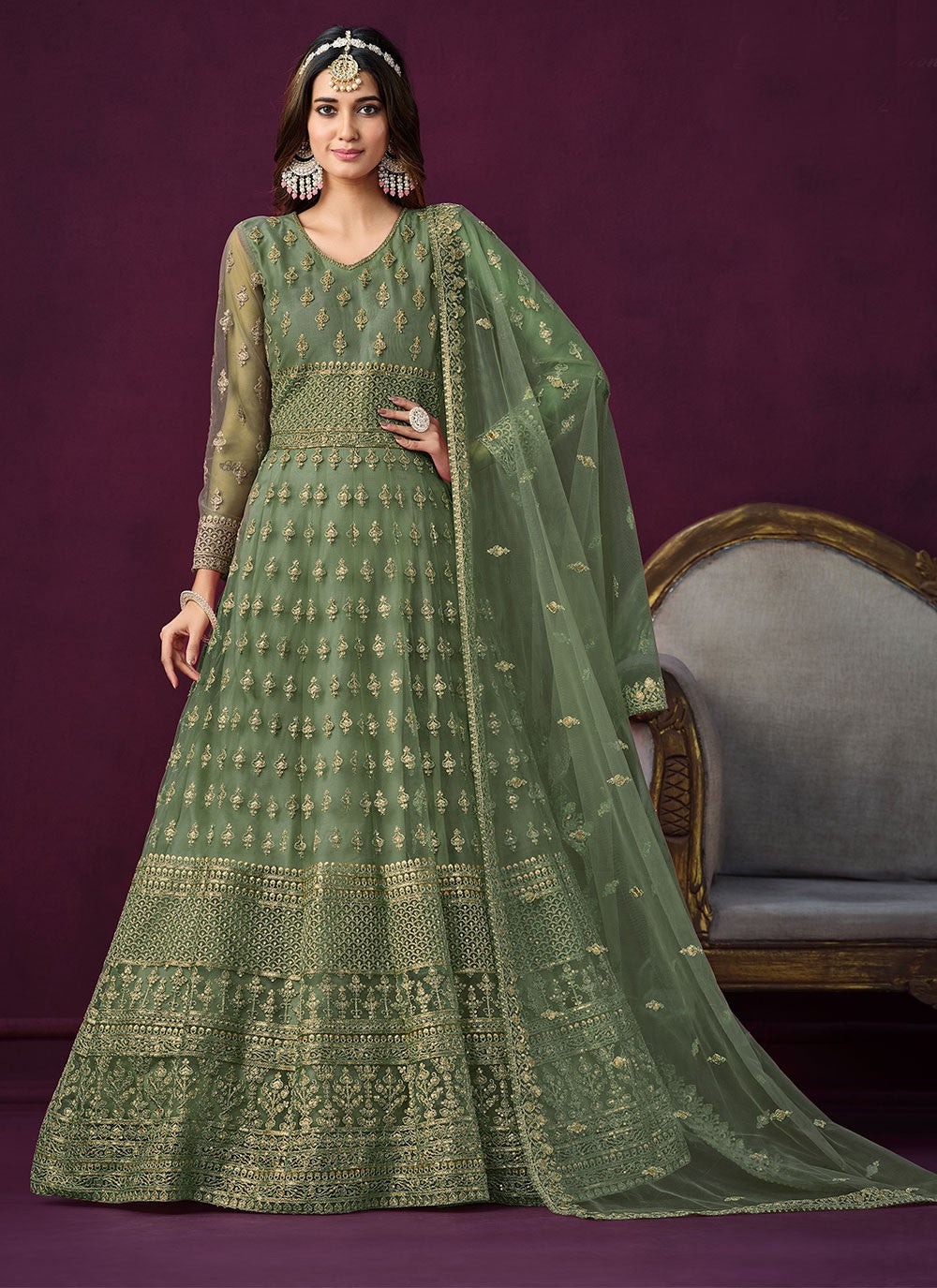 Net Anarkali - T1843