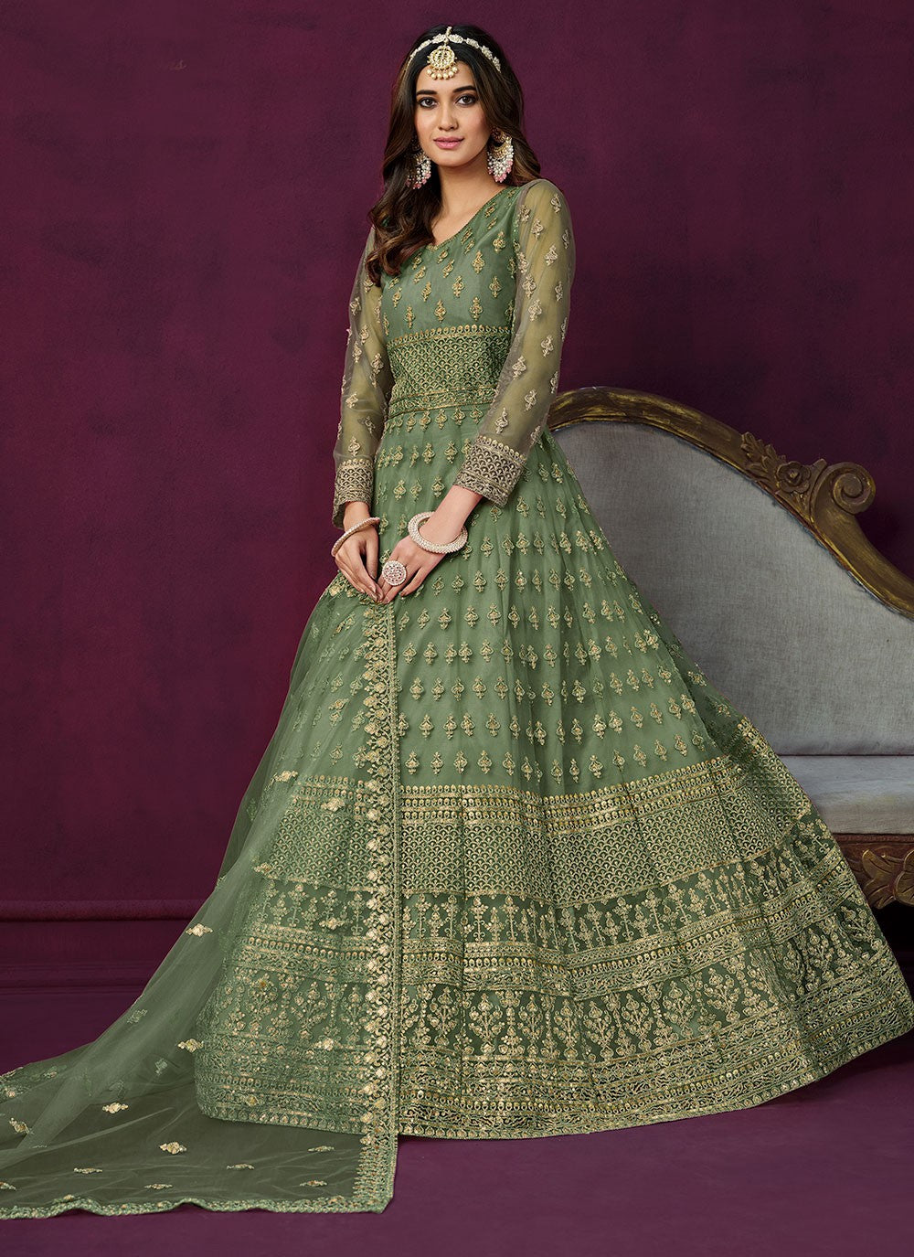 Net Anarkali - T1843